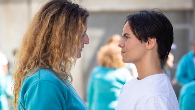 Wentworth’s new stars Kate Box and Zoe Terakes. Pic: Jackson Finter