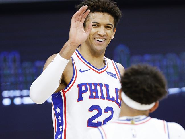 Sydney-raised Philadelphia 76ers guard Matisse Thybulle is ahead of Perth star Bryce Cotton in the Australian team pecking order. Picture: Tim Nwachukwu/Getty Images/AFP