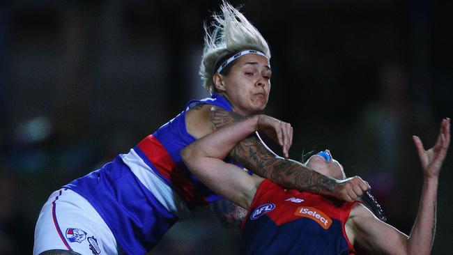 Moana Hope was the star of a massive show that outrated every other AFL Saturday night game this season. Picture: Getty Images