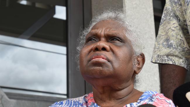 Mirarr Traditional Owners Yvonne Margarula met with the NT Chief Minister and Mining Minister on Friday, April 19, over the proposed Jabiluka  mine lease extension. Picture: Zizi Averill