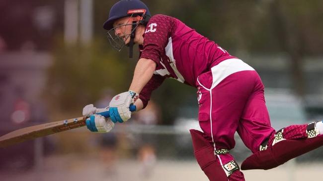 Harry Capes batting for Tyabb. Picture: Facebook