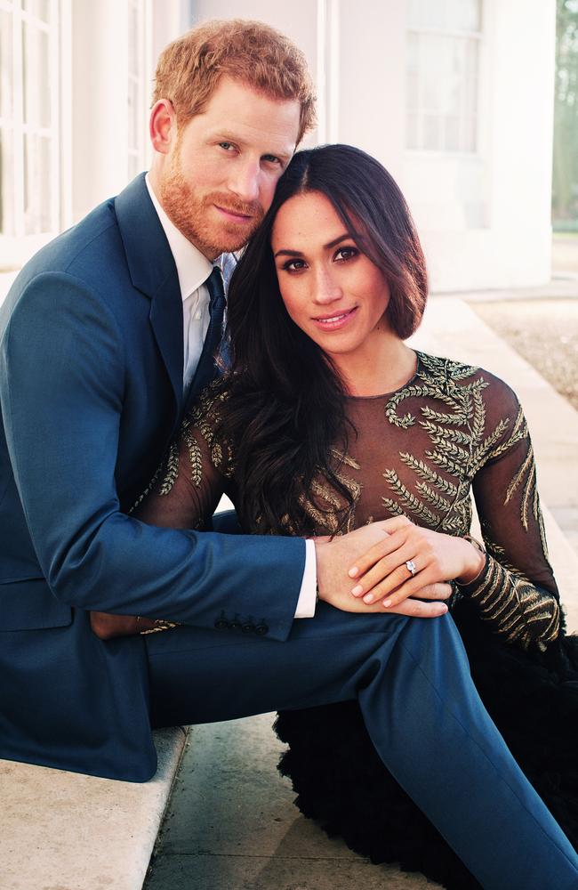It’s the second wedding for Meghan Markle, who was previously married to a US film producer. Picture: Alexi Lubomirski via Getty Images
