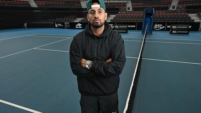 Nick Kyrgios wants a crack at world No.1 Jannik Sinner. Picture: Lyndon Mechielsen/Courier Mail