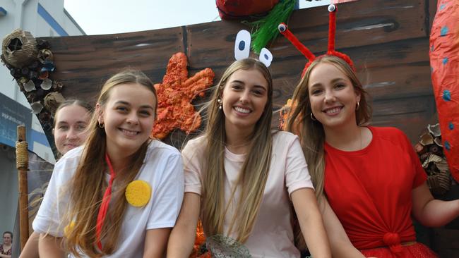 Gilroy Santa Maria College. Photographs from the Maraka Festival Street Parade around the Ingham central business district on Saturday. In an ‘Under the Sea’-themed celebration of all things Hinchinbrook, school students, community organisations, emergency responders and contestants vying for the prized Queen and Princess titles paraded around Rotary Park in the centre of the town. Picture: Cameron Bates