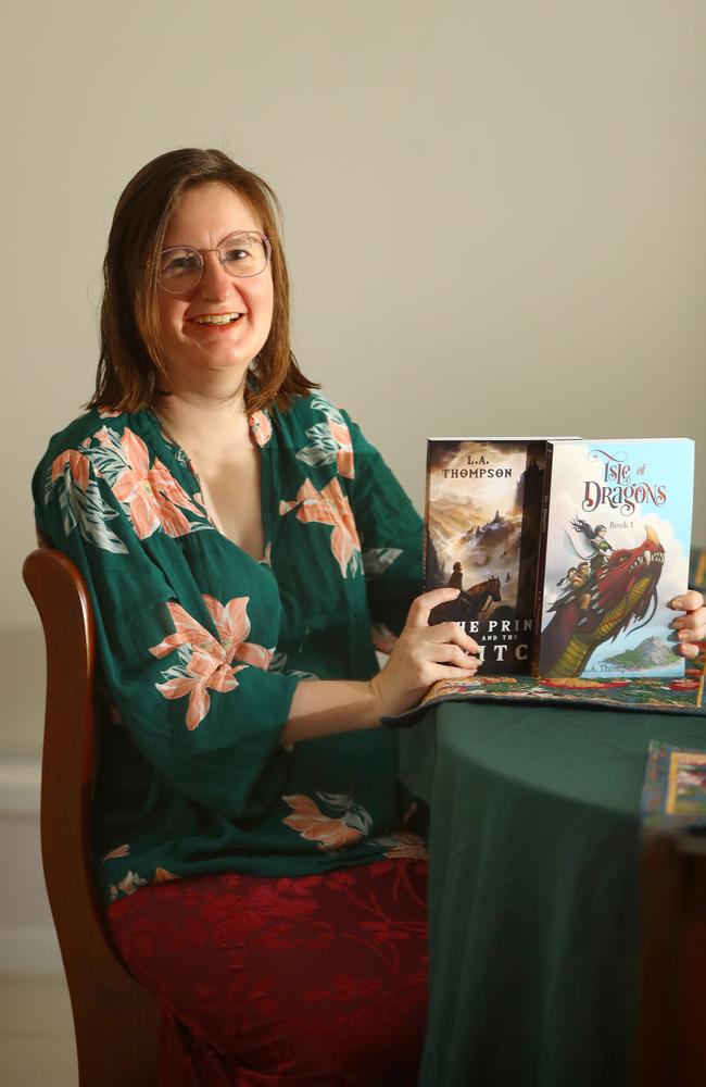 Leopold author Lauren Thompson was diagnosed with ASD last year and has since become a voice for other neurodiverse authors. Picture: Alison Wynd