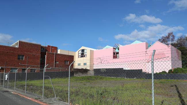 202-206 Macquarie St, Hobart, which is owned by Mobil Oil Australia and is the site of a proposed 40-unit residential development and childcare centre. Picture: NIKKI DAVIS-JONES