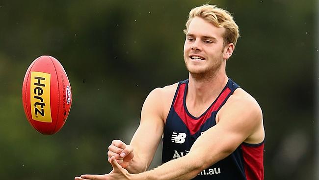 Melbourne star Jack Watts at training. Picture: Getty