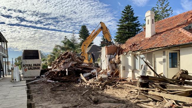 Demolition has started to make way for a $165m apartment complex. Source: Supplied