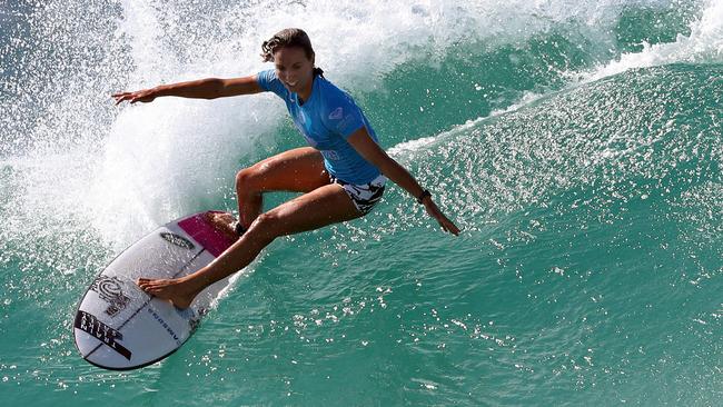 Surfing. Roxy Pro at Snapper Rocks. Sally Fitzgibbons. Picture: Richard Gosling