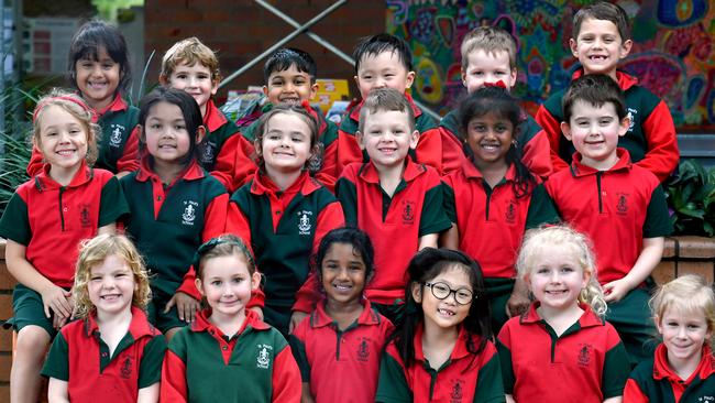 St Paul’s School Prep Green: Back row: Gaurangi, Sebastian, Winston, Connor, James and Ryan. Middle row: Amelia, Savannah, Emily, Thomas, Zaria and Jackson. Front row: Sophie, Mischa, Zoe, Hailyn, Isabel and Athena. PHOTO: John Gass