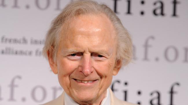 Author Tom Wolfe attends the 2012 Trophee Des Arts Gala at The Plaza Hotel in New York City. Picture: AFP