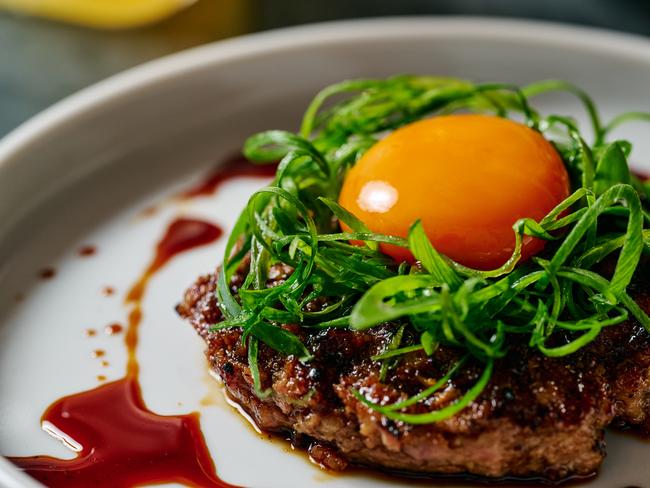 Tombo Den restaurant review.Duck hamburg. Picture: Michael Pham.