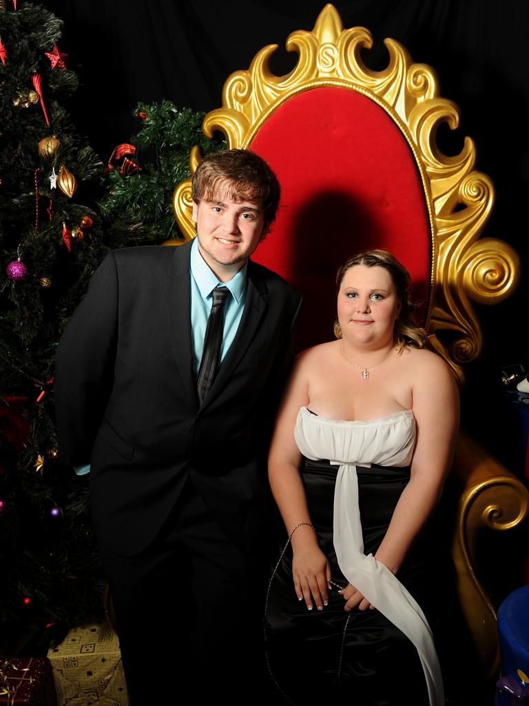 Vincenzo Ciccarone and Rebecca Watt at the Palmerston High School 2010 formal at SkyCity Casino.