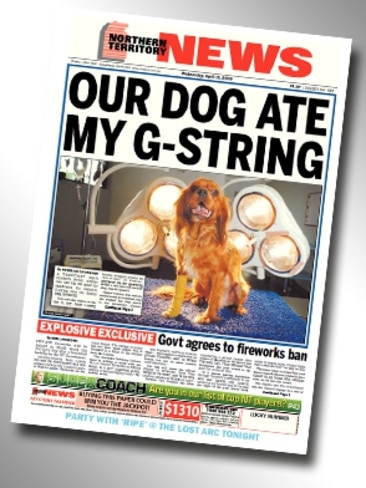 <p>Number 24: Our dog ate my G-string (September 30, 2010)</p>