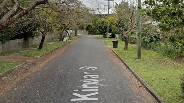 Kirwan St, Keperra, where a man knocked on the door of a house pleading for help after suffering suspected stab wounds to the neck. Picture: Google maps