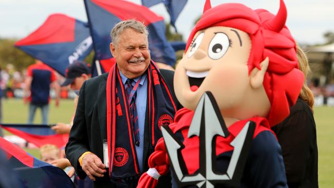 Ron Barassi was passionate about promoting football Picture: Stuart McEvoy