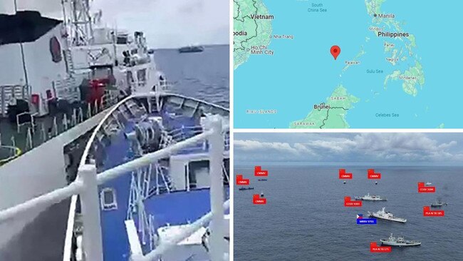 The South China Sea is at boiling point, with the United States threatening to intervene after an armed Chinese ship rammed and damaged a Philippine Coast Guard cutter.