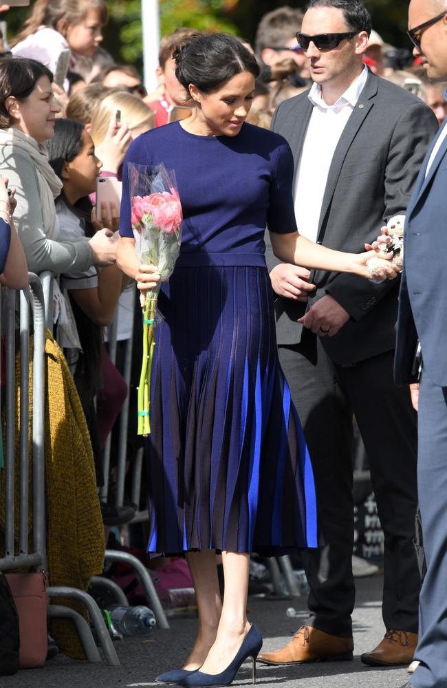 She’s certainly going out with a bang on this royal tour. Picture: Karwai Tang/WireImage