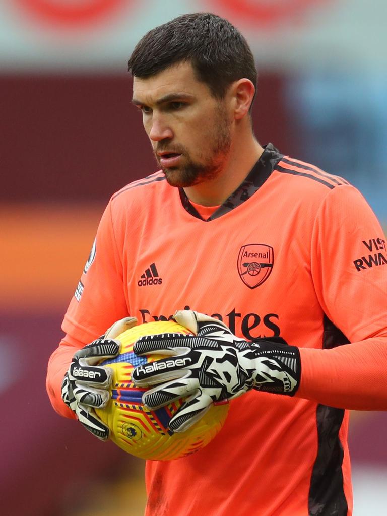 Mat Ryan. Picture: Catherine Ivill/AFP