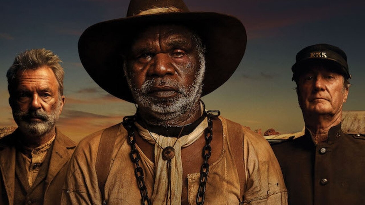 Sam Neil, Hamilton Morris and Bryan Brown in Sweet Country, Australian western by Warwick Thornton
