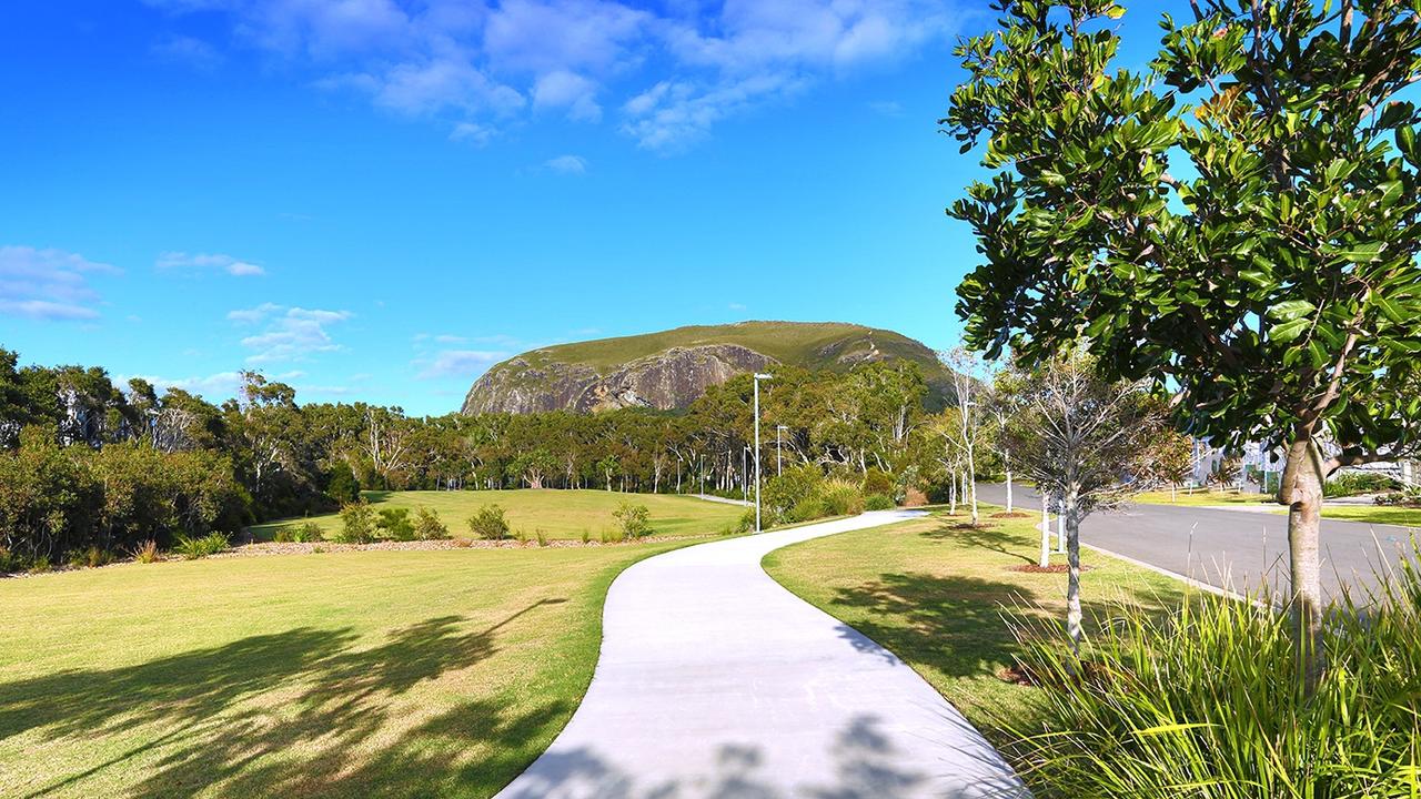 The site at Yaroomba requires access easements from neighbouring properties.