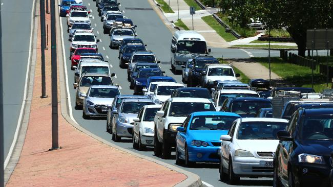 Gold Coast traffic. Picture: David Clark