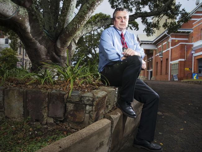 Maryborough police sergeant Bruce Hodgins has spent 30 years trying to solve the Moffat murders. Photo Lachie Millard