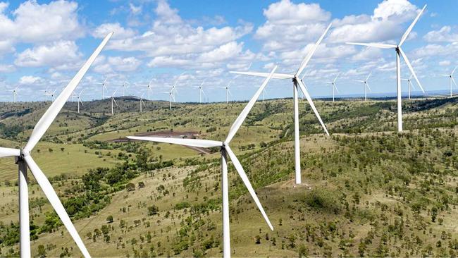 Coopers Gap Wind Farm, Artist Impression, Turbines, electricity, South Burnett, Western Downs, Bunya Mountains, Cooranga North. Picture: Heath Pukallus