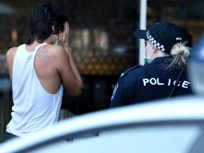 One of the stowaways is taken to The Pullman Hotel for quarantine. Picture: Naomi Jellicoe/ NCA NewsWire