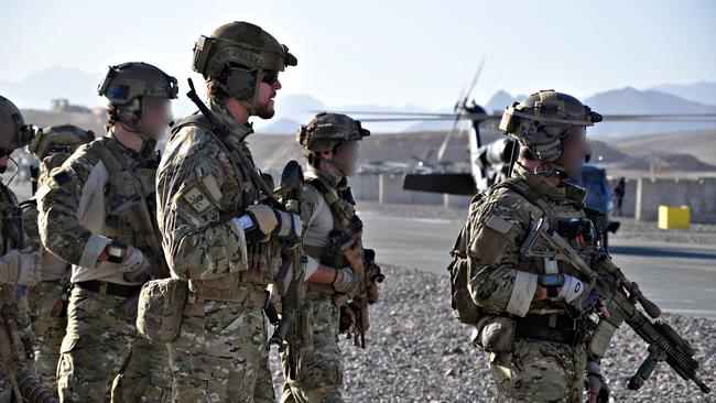 Ben Roberts-Smith on tour in Afghanistan with the SAS. Picture: Department of Defence