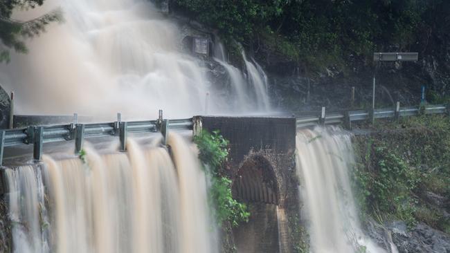 Waterfall Way - yes, there’s a road under there at Newell Falls. Picture: Adam Dederer