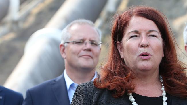 Minister for the Environment Melissa Price visiting the Snowy Hydro Tumut 3 Power Station, last week. Picture: Kym Smith.