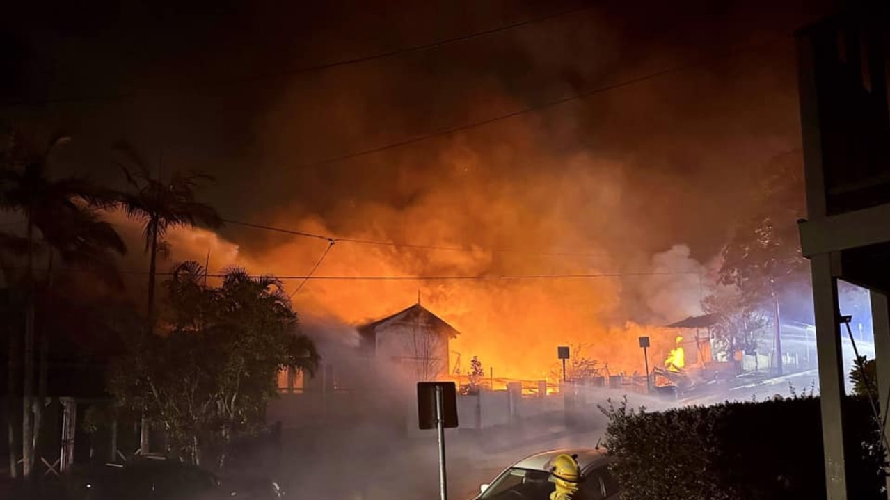 Neighbours woke to the smell of smoke and sounds of dogs barking. Picture: QAS via NCA NewsWire