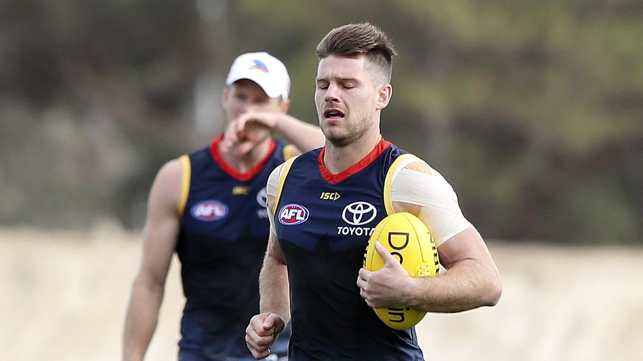 Bryce Gibbs says Adelaide needs to go full-steam ahead into its first game against Hawthorn. Picture: Sarah reed