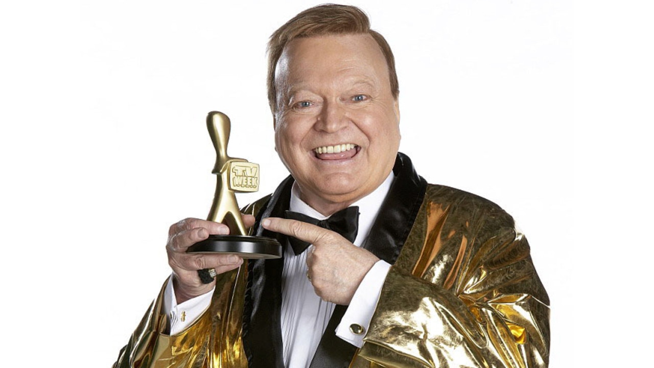 Bert poses with a Gold Logie in 2007.