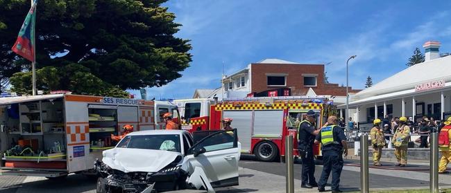 Significant damage was done to both vehicles. Picture: Facebook/SES Phillip Island Unit