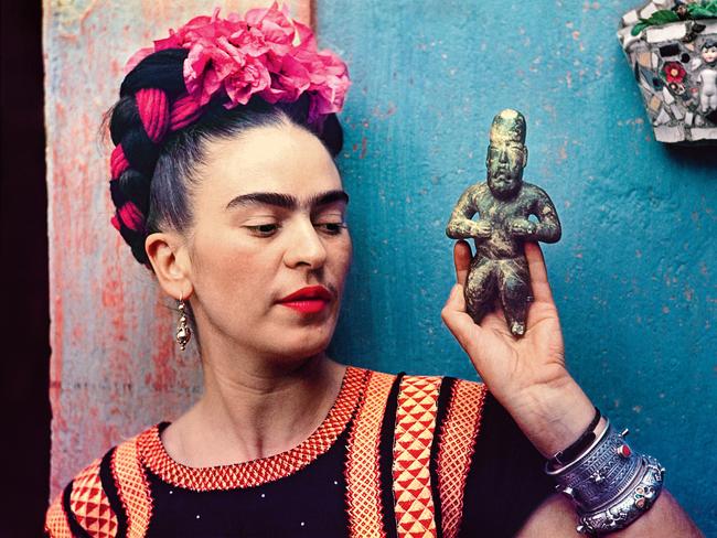 Florence Arquin, Frida Kahlo at La Casa Azul. Florence Arquin papers, 1923-1985. Archives of American Art, Smithsonian Institution