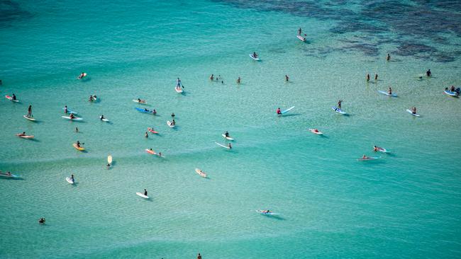 Water fun on Waikiki beach. Picture: iStock