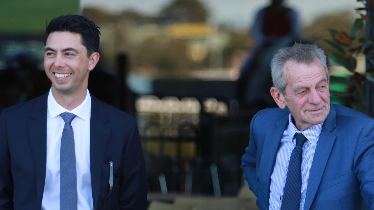 Gerald Ryan (right) and Sterling Alexiou . Picture: Grant Guy