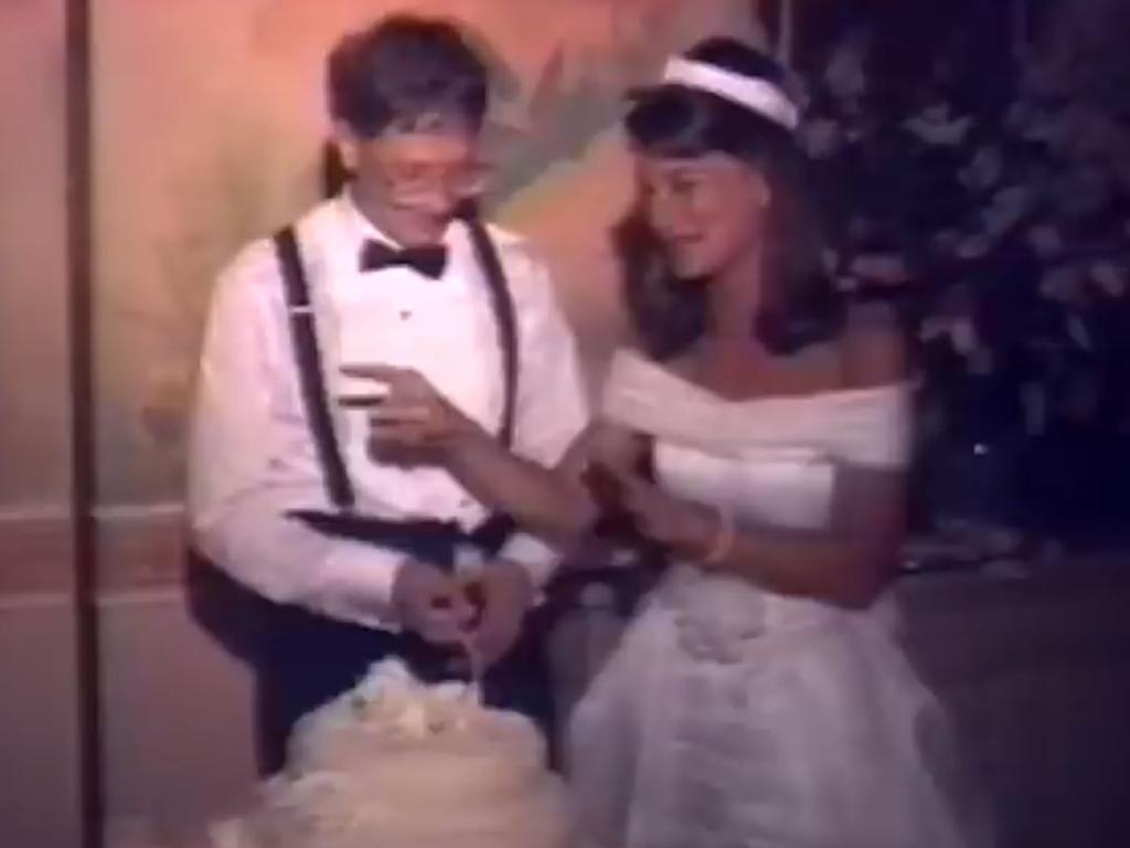 Footage from Bill and Melinda Gates wedding.
