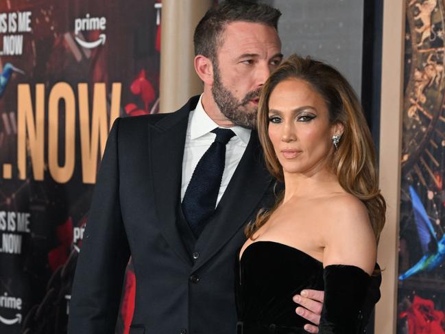 According to her friends, Jennifer Lopez is taking her split from Ben Affleck hard. Picture: AFP