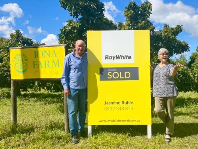 Beerburrum retirees Terry and Elizabeth Little say they’ll move to Bribie Island after selling their organic fruit farm.