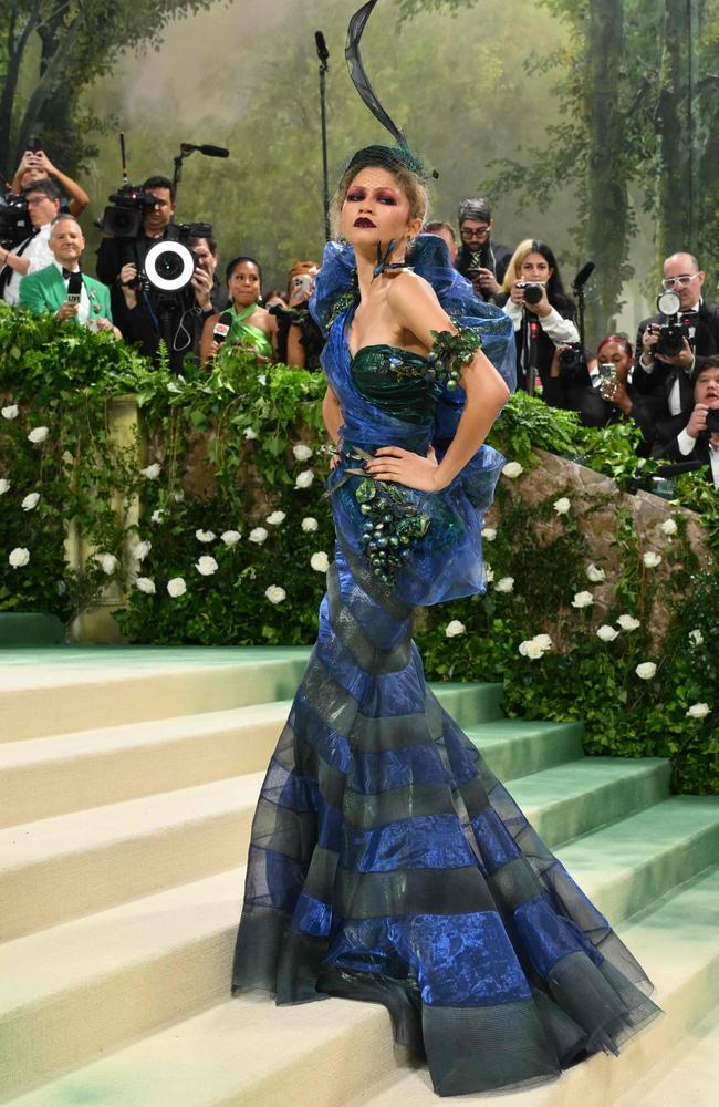 Blockout2024 has seen Zendaya lose social media followers after attending the Met Gala last week. Picture: AFP