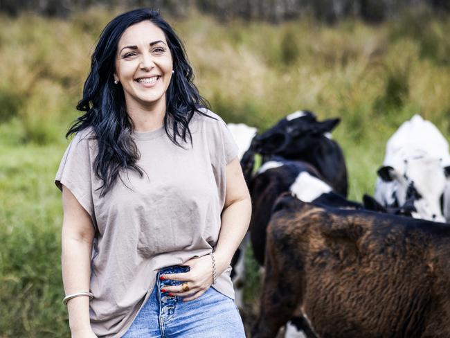 Victorian Farmers Federation president Emma Germano recalls farmers were angry when Victoria’s Labor government warned that up to 70 per cent of agricultural land could be needed for wind and solar projects. Picture: Supplied