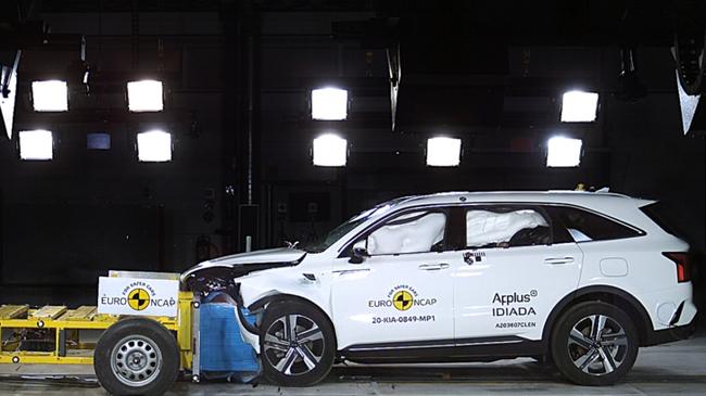 The Kia Sorento was awarded five stars under new ANCAP crash test protocols. Picture: Supplied