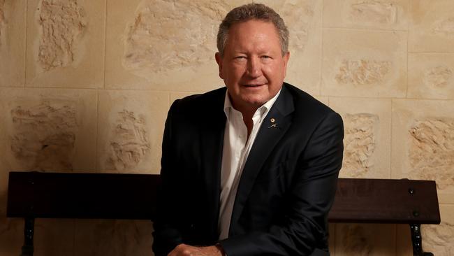 Andrew “Twiggy” Forrest has raised concerns about the timing of an inquest into the origins of coronavirus. Picture: Colin Murty/The Australian