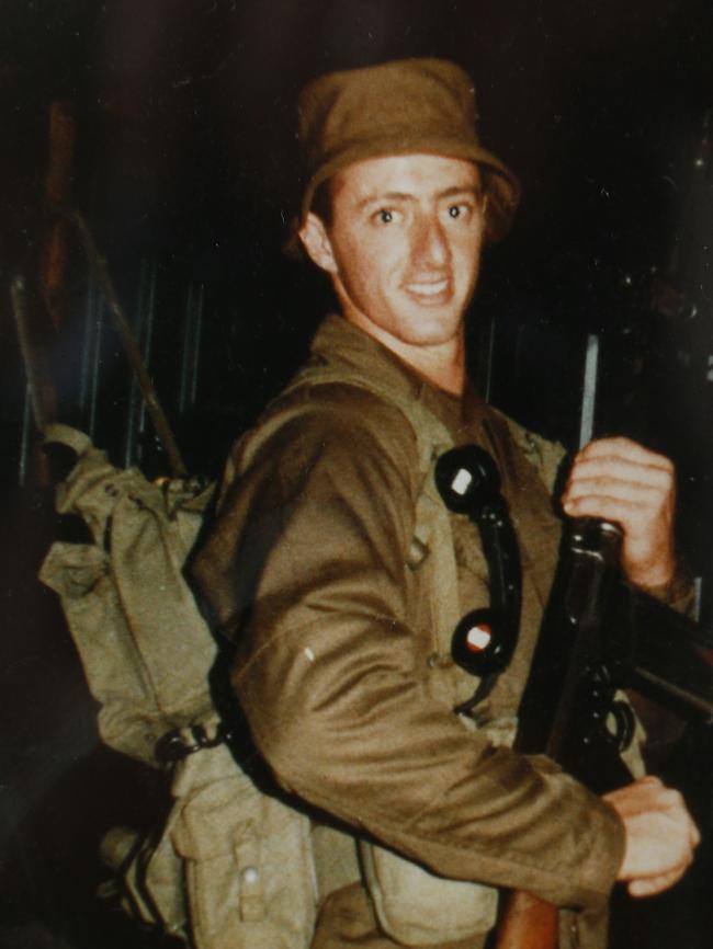 Peter Price in the South African army in 1983.