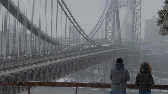 A cold snap has gripped the US. Picture: AFP