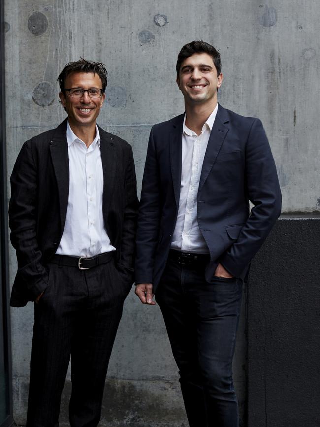 Afterpay co-CEOs Nick Molnar and Anthony Eisen.