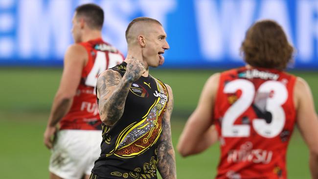 Dustin Martin had another influential Dreamtime game. Picture: Getty Images